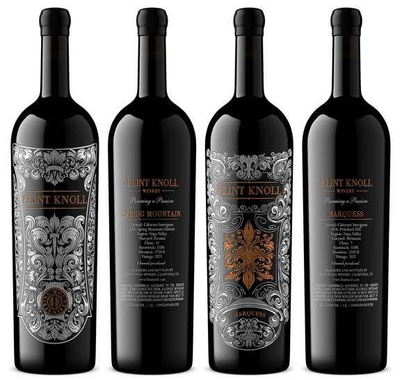 Wine bottle product shot by Outshinery