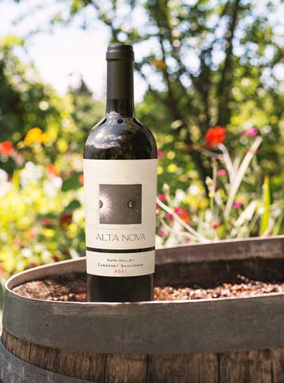 Wine bottle lifestyle image by Outshinery