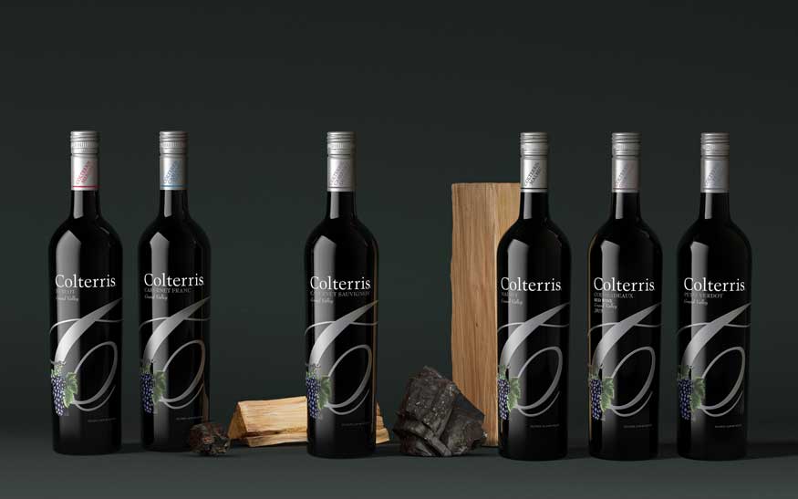 Wine bottle portfolio image by Outshinery
