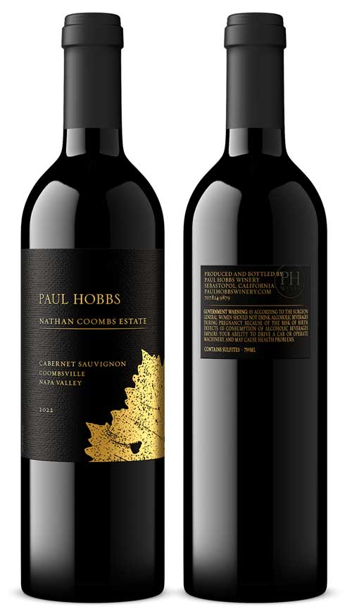 Wine product shot by Outshinery