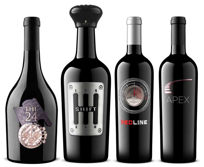 Wine product shot by Outshinery