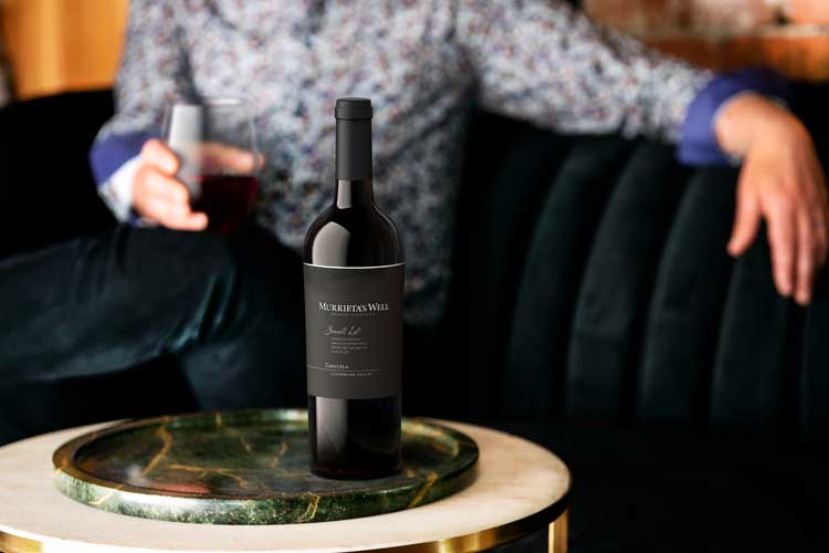 Wine bottle lifestyle image by Outshinery