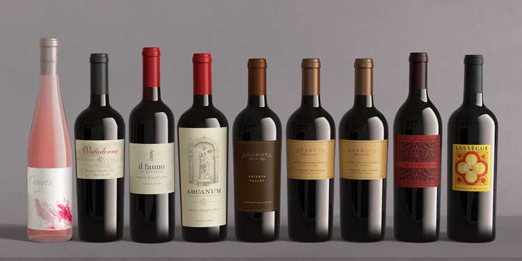 Wine bottle portfolio image by Outshinery