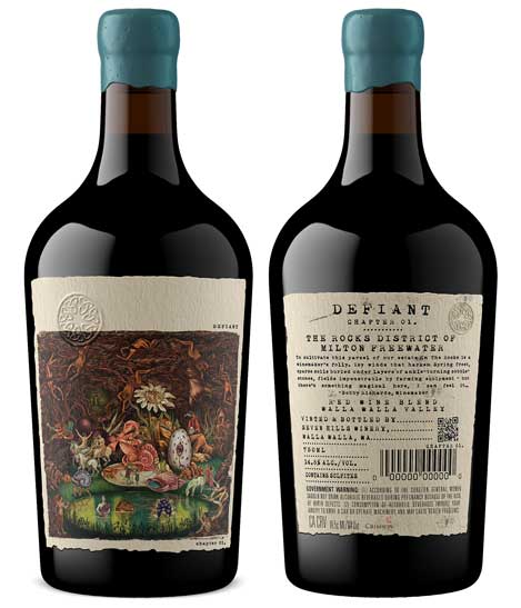 Wine bottle product shot by Outshinery