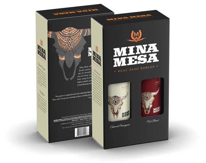 Wine box and shipper set by Outshinery