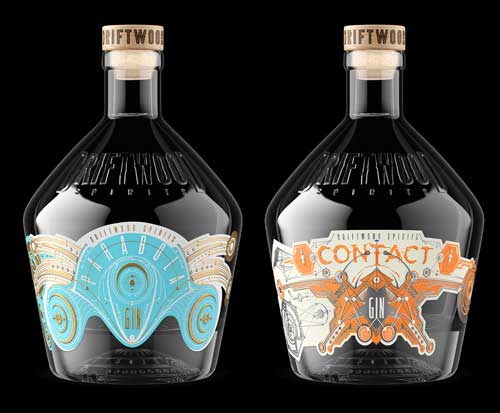 Spirits bottle cocktail by Outshinery