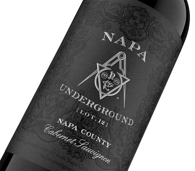 Wine bottle beauty shot by Outshinery