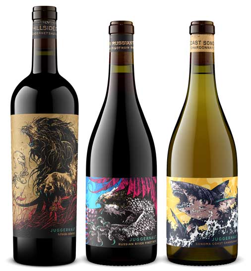 Wine bottle product shot by Outshinery