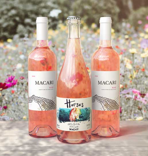 Wine bottle lifestyle image by Outshinery