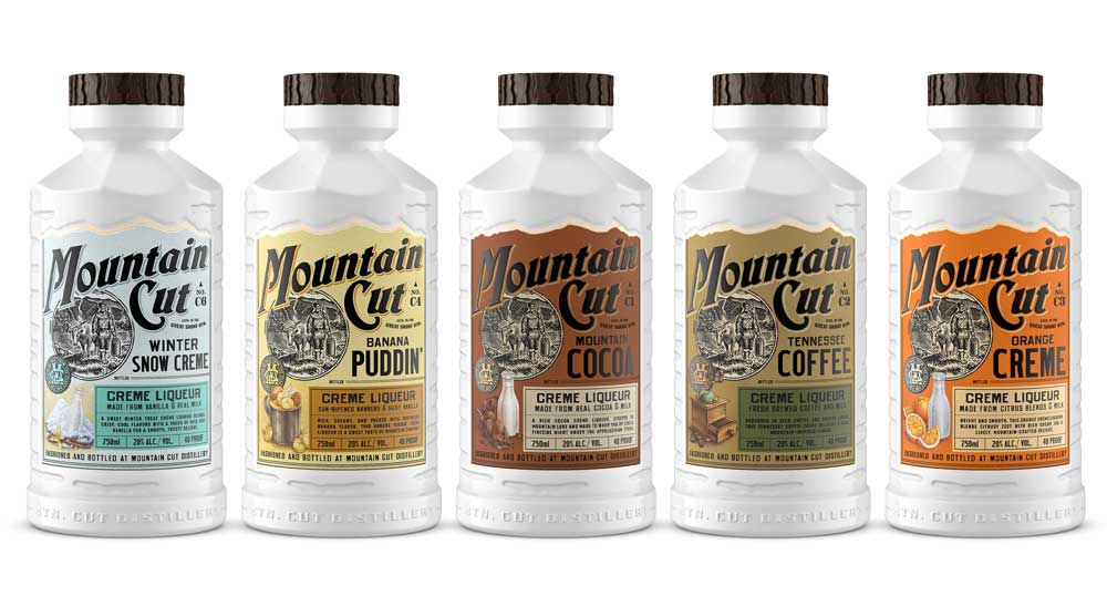 Spirits bottle product shot by Outshinery