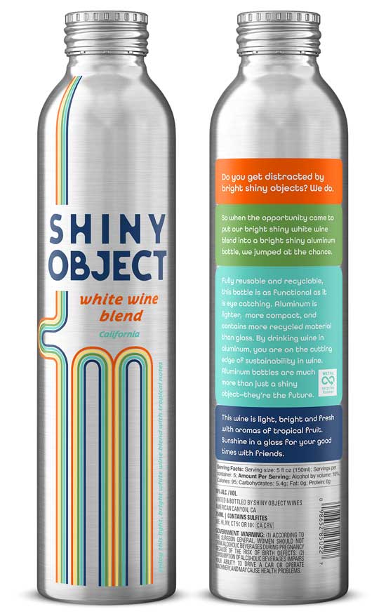 Wine bottle product shot by Outshinery