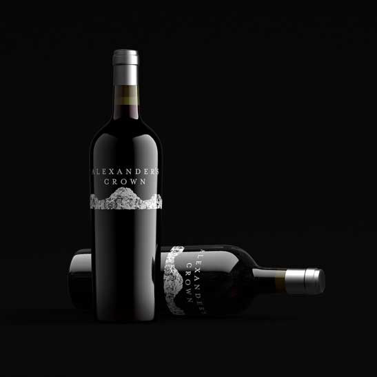 Wine bottle portfolio image by Outshinery