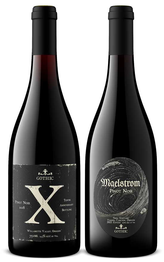 Wine bottle product shot by Outshinery