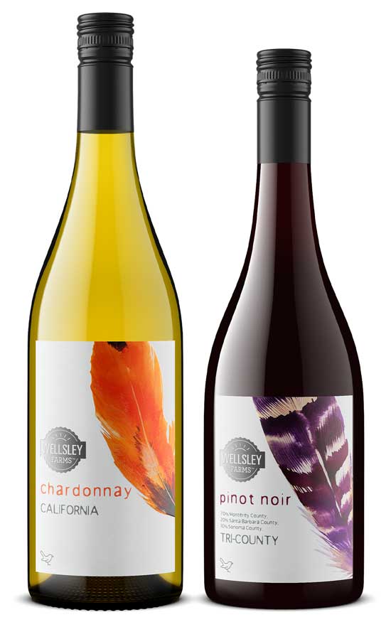 Wine bottle product shot by Outshinery