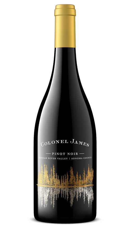 Wine bottle product shot by Outshinery