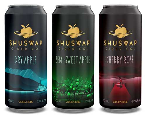 RTD and cider can product shot by Outshinery