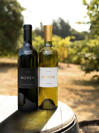 Wine bottle lifestyle image by Outshinery