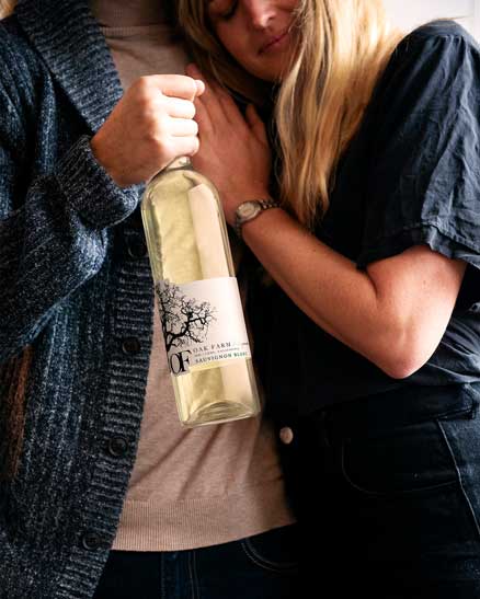 Wine bottle lifestyle image by Outshinery