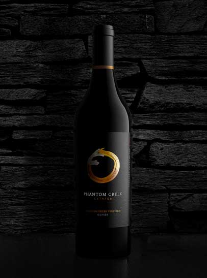 Wine bottle portfolio image by Outshinery