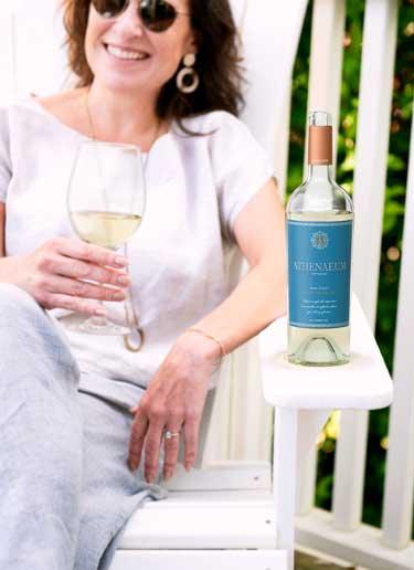 Wine bottle lifestyle image by Outshinery