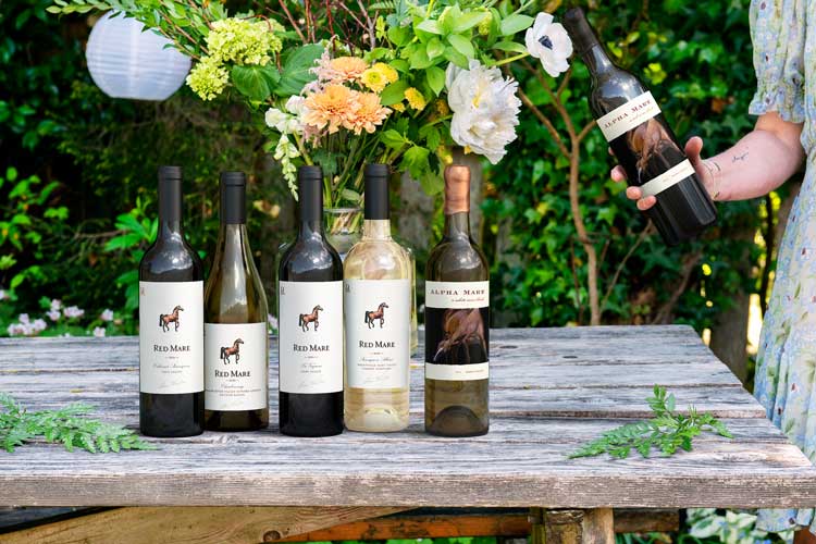 Wine bottle lifestyle image by Outshinery