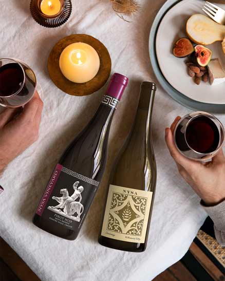 Wine bottle lifestyle image by Outshinery