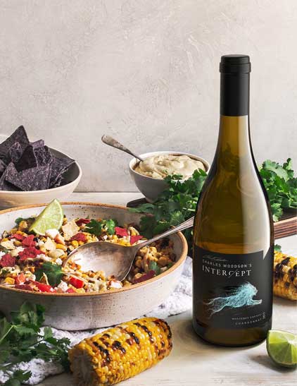 Wine bottle recipe pairing by Outshinery