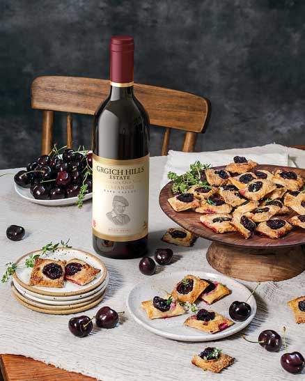 Wine bottle recipe pairing by Outshinery