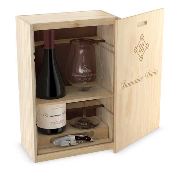 Wine box and shipper set by Outshinery