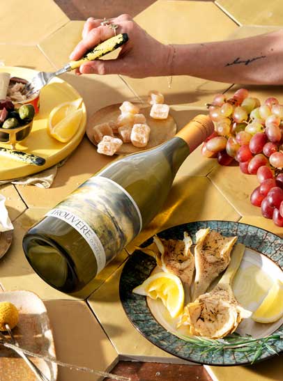 Wine bottle lifestyle image by Outshinery