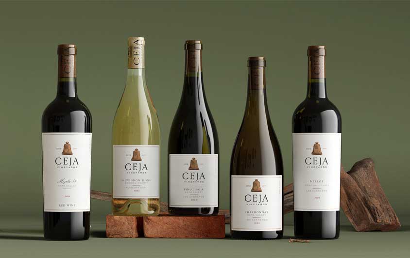 Wine bottle portfolio image by Outshinery