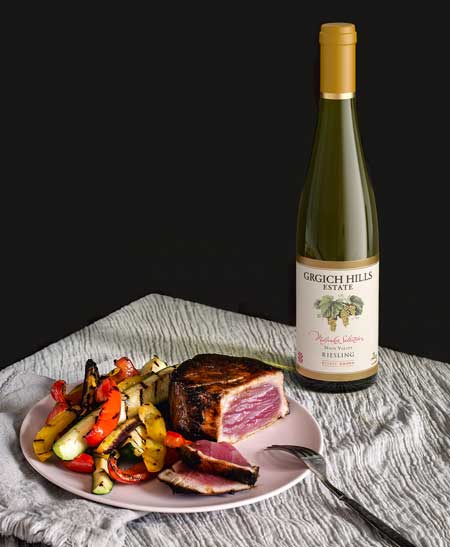 Wine bottle recipe pairing by Outshinery