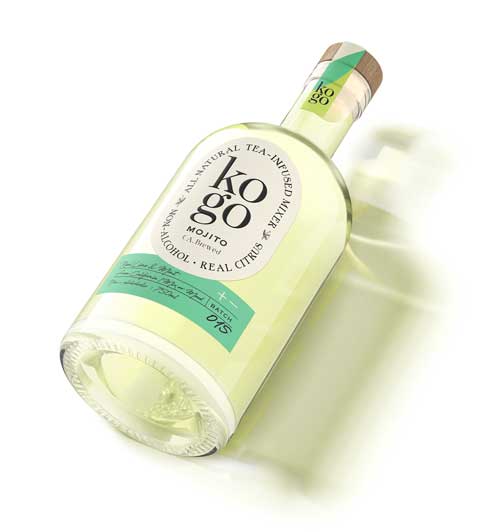 RTD and cider bottle portfolio image by Outshinery