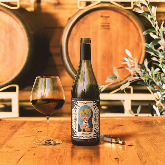 Wine bottle lifestyle image by Outshinery