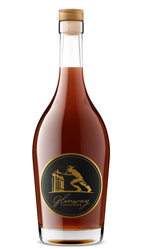 Spirits bottle product shot by Outshinery