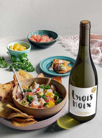 Wine Bottle Recipe Pairing by Outshinery