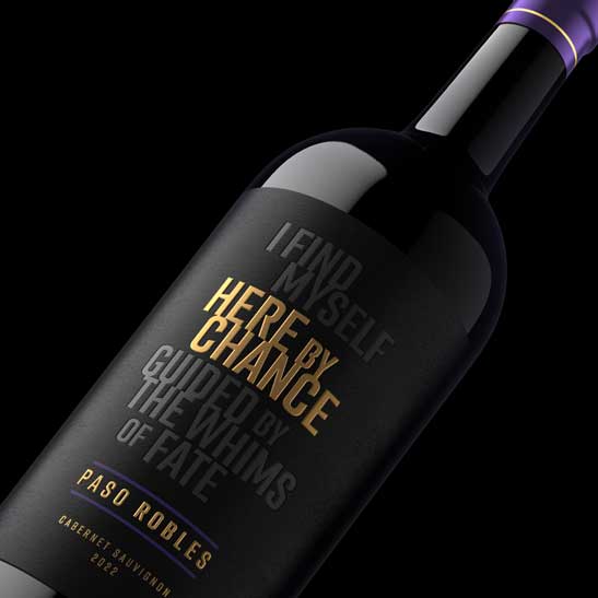 Wine bottle beauty shot by Outshinery