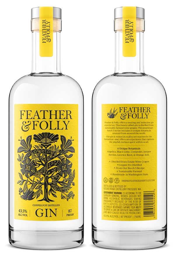 Spirits bottle cocktail by Outshinery