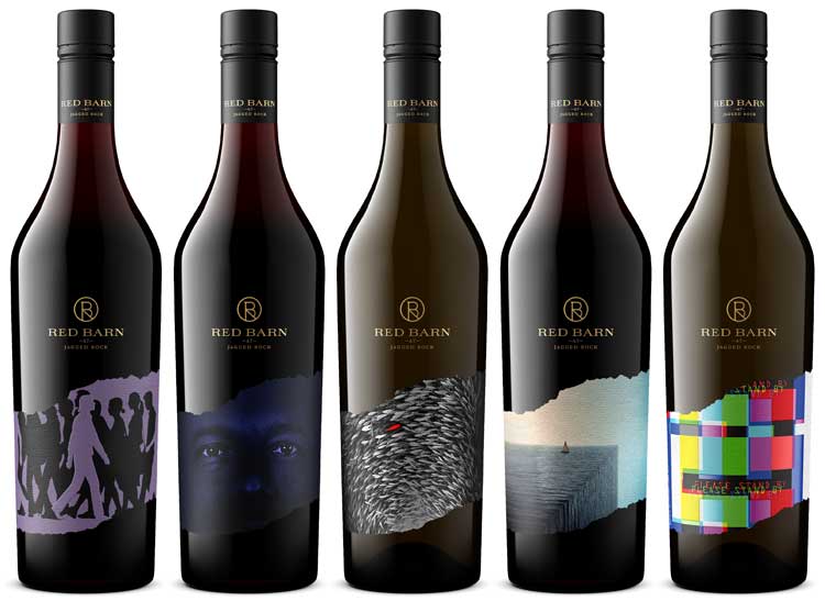 Wine bottle product shot by Outshinery