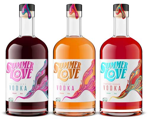 Spirits bottle cocktail by Outshinery
