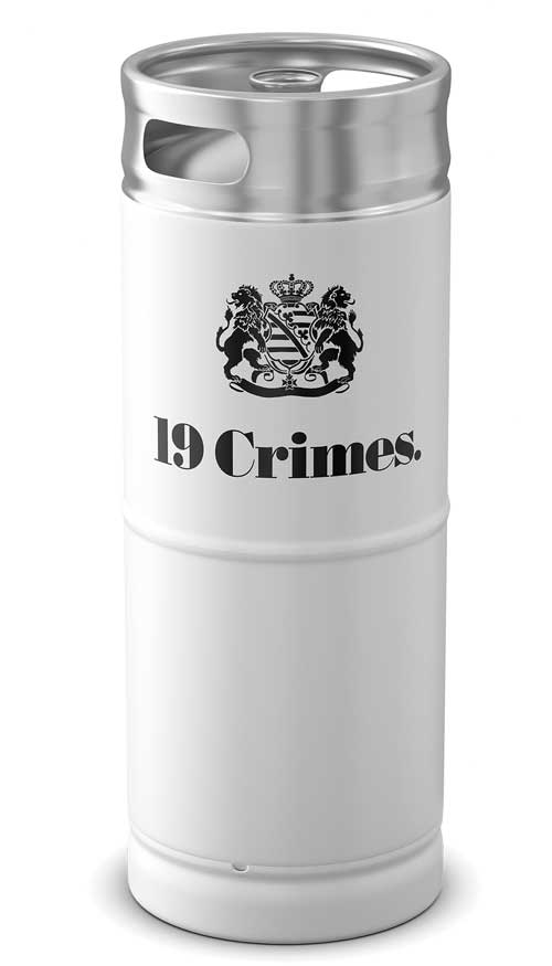 Wine keg product shot by Outshinery