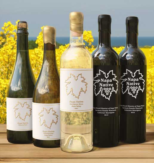 Wine bottle product shot by Outshinery