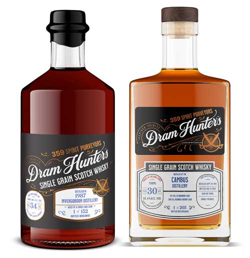 Spirits bottle product shot by Outshinery