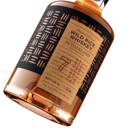 Spirits bottle beauty shot by Outshinery