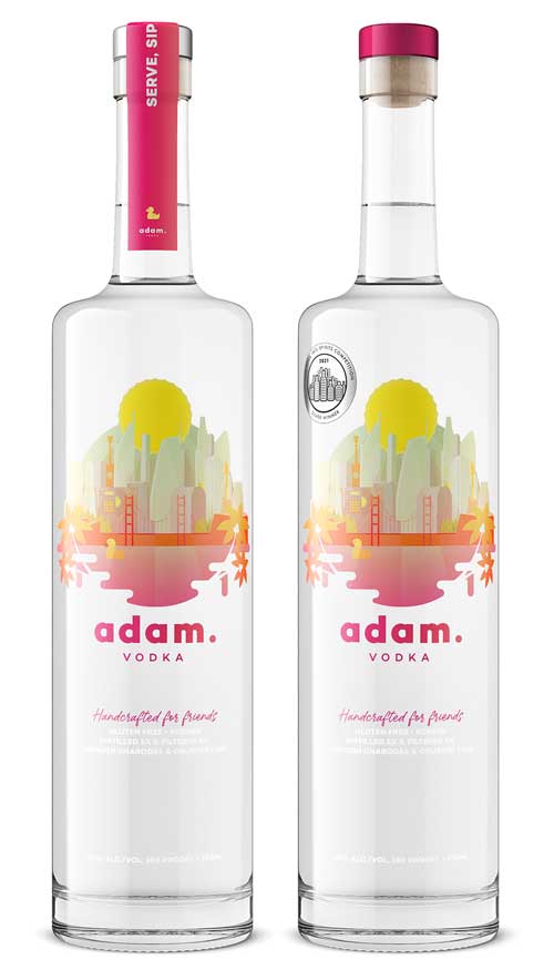 Spirits bottle product shot by Outshinery