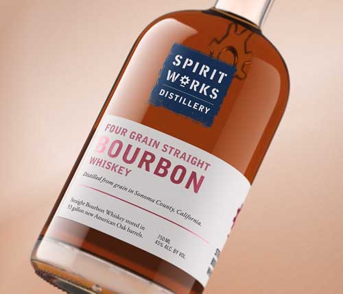 Spirits bottle mojito by Outshinery