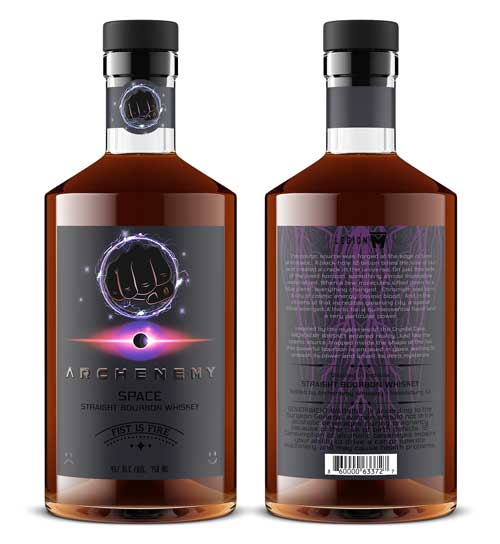 Spirits bottle cocktail by Outshinery