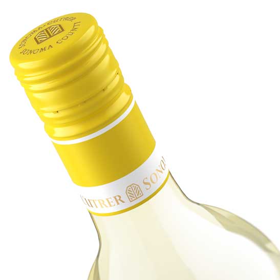 Wine bottle beauty shot by Outshinery