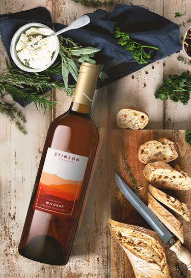 Wine bottle lifestyle image by Outshinery