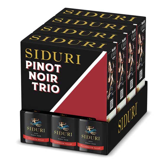 Wine shipper POS display by Outshinery